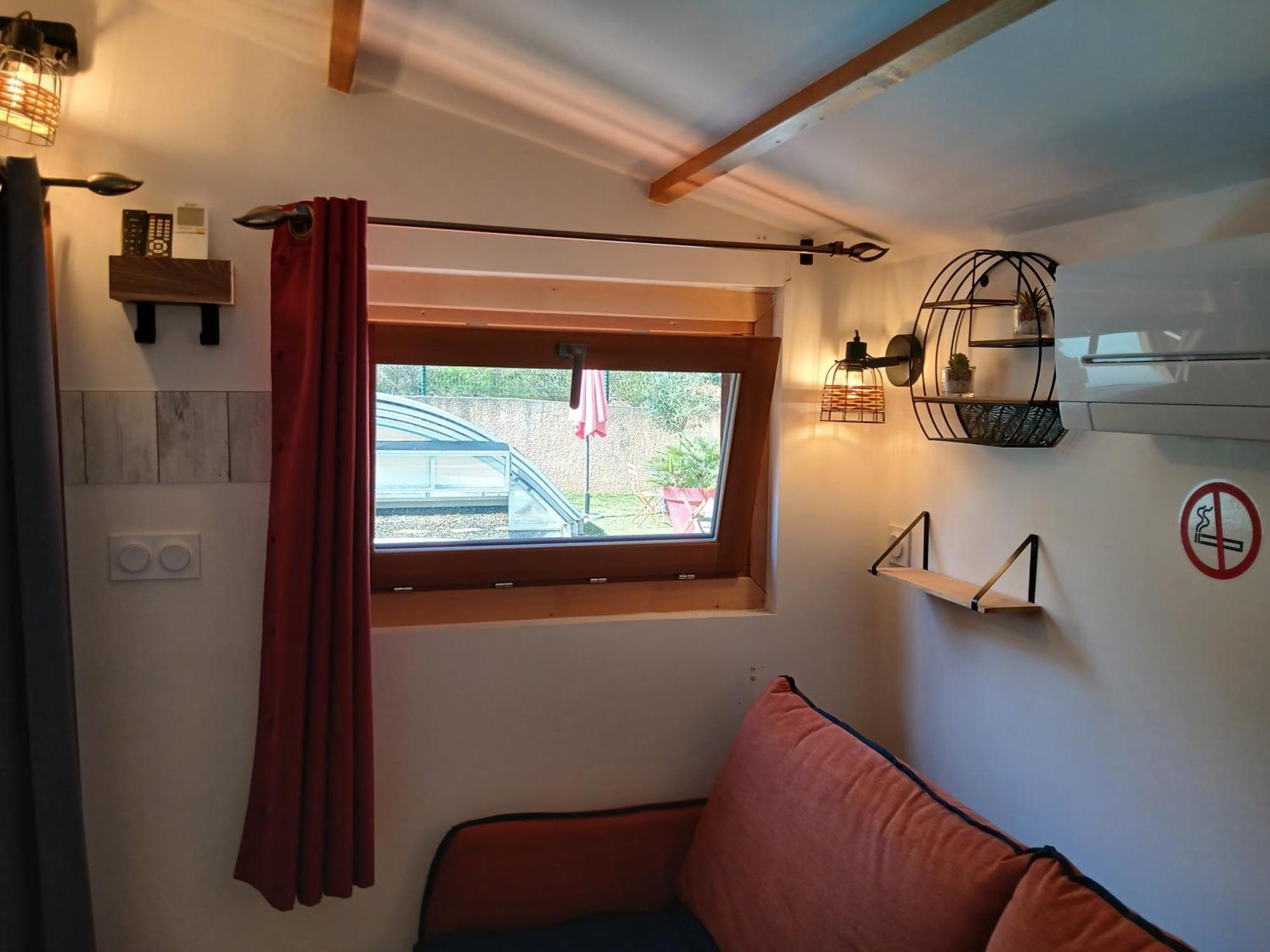 Chalet Charmant Avec Piscine Mercuer Εξωτερικό φωτογραφία